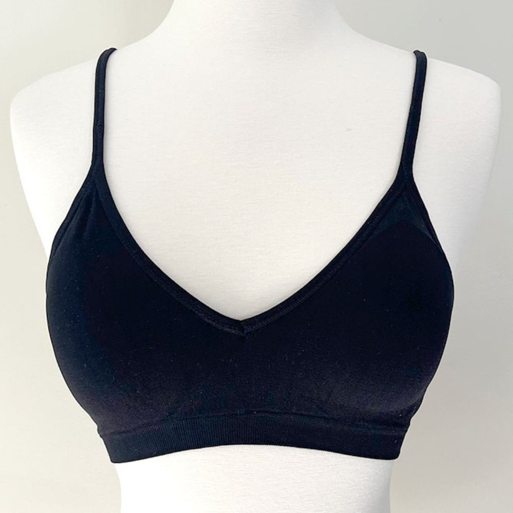 Anemone Basic Sexy Seamless Wireless Adjustable Removable Pads Bralette Bra